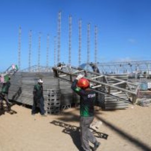 Prefeitura de Fortaleza inicia montagem das estruturas descentralizadas para o Réveillon 2026